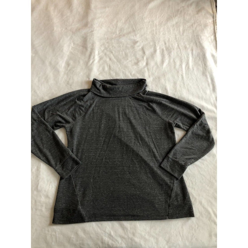 Tek Gear Dry Tek Women XXL Active Wear Grey Top Long Sleeve Collared Workout